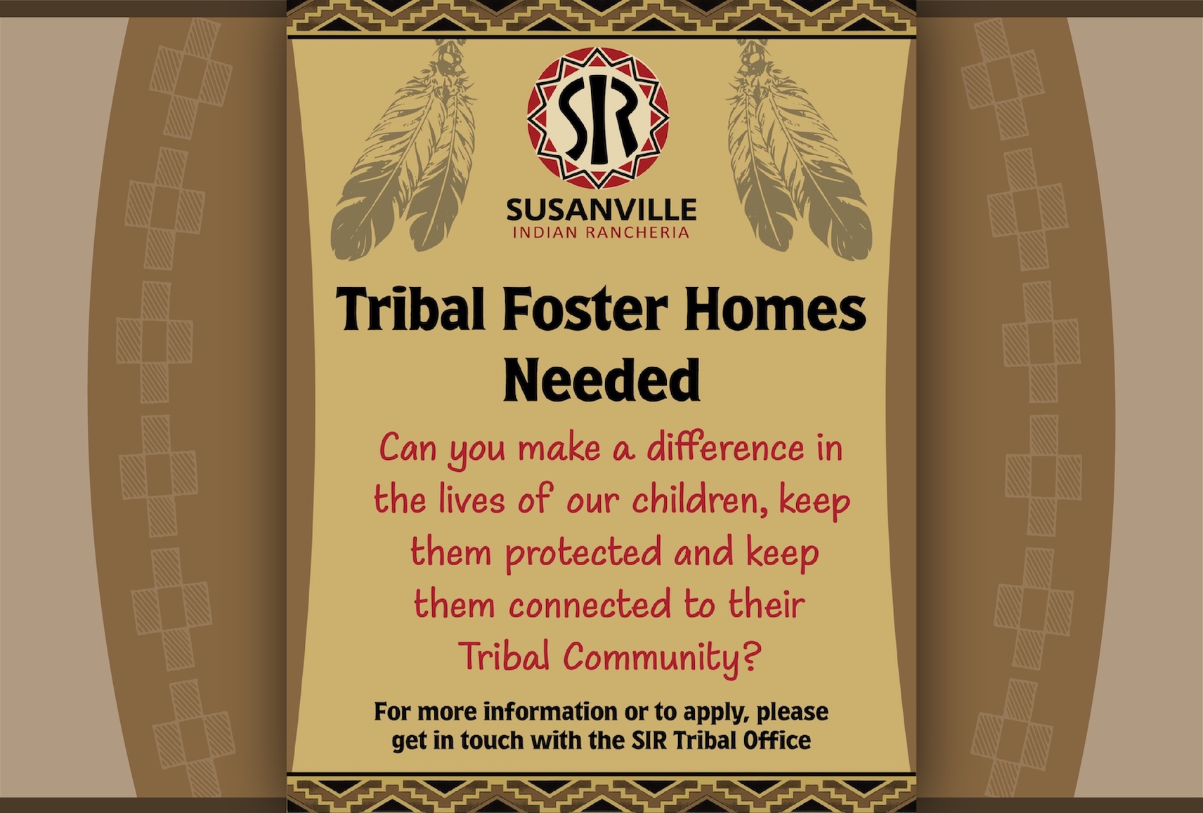 Tribal Foster Homes Needed