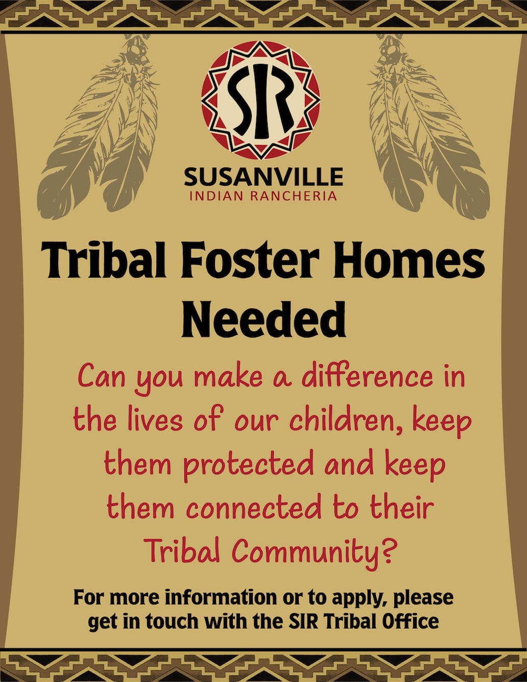 Tribal Foster Homes Needed